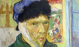 Bức chân dung tự họa của Van Gogh.