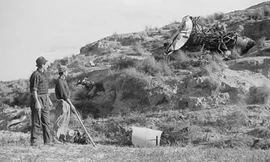 Mảnh vỡ máy bay rơi xuống làng Palomares.