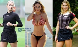 Nữ trọng tài đẹp mê hồn làm lu mờ cả siêu sao Neymar