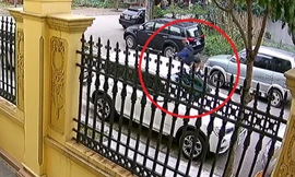 Chục ôtô đỗ ngoài đường, tên trộm 'chọn' bẻ gương xe BMW