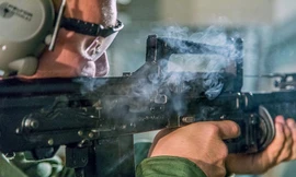 Cận cảnh khẩu súng kiểu bullpup của đặc nhiệm Nga