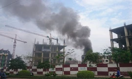 Theo quan sát của phóng viên, đây là ngôi nhà mới xây, phần thô chưa hoàn thiện.