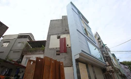 Nhà siêu mỏng lại mọc lên ở Hà Nội