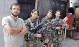 Nhan sắc nữ bắn tỉa của vệ binh Cộng hòa Syria
