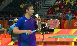 Thi đấu cố gắng nhưng Tiến Minh không thể tạo nên bất ngờ trước đối thủ quá mạnh.