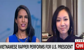 Suboi trong cuộc phỏng vấn với CNN tối 25/5.