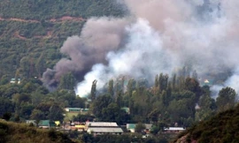 Các phiến quân tấn công tấn công một căn cứ ở Uri, gần đường biên giới với Pakistan. Ảnh: EPA.