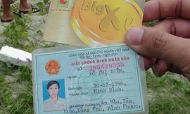 CMND và thẻ Big xu của nạn nhân.