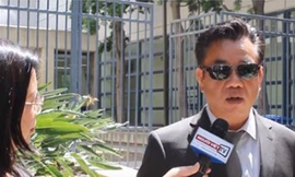 Luật sư Đỗ Phủ trả lời phỏng vấn phóng viên Người Việt.