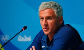 Ryan Lochte mô tả đã bị cướp dí súng vào đầu. Ảnh: Getty Images.