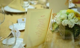 Cận cảnh tiệc chiêu đãi Tổng thống Pháp ở Hà Nội