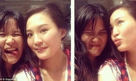 Wongso (trái) và Mirna (phải) từng ở chung nhà thời học đại học ở Sydney, Australia. Ảnh: 7News.