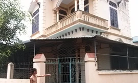 Ngôi nhà của vợ chồng chị May - nơi xảy ra vụ việc