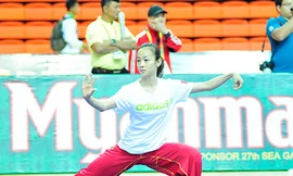 Ngẩn ngơ với nhan sắc nữ võ sĩ Wushu