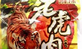 Giật mình 'thịt hổ' khô giá bèo nhãn mác Trung Quốc