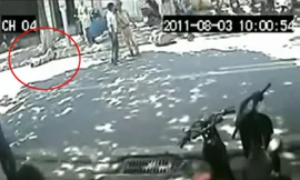 Người vi phạm đâm vào CSGT