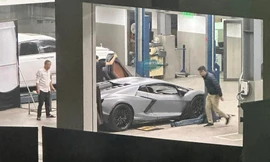 Siêu xe kế nhiệm Lamborghini Aventador xuất hiện tại Hà Nội