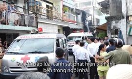 Cháy nhà ở TP. HCM, ba mẹ con tử vong