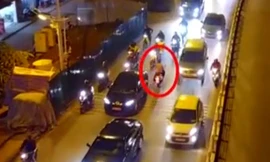 Hàng loạt xe đi ngược chiều bị CSGT Hà Nội xử lý