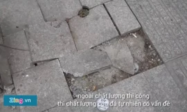 1m2 đá lát vỉa hè “bền 70 năm” tại Hà Nội giá bao nhiêu?