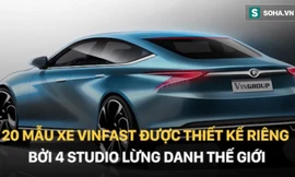 Ngắm 20 mẫu xe VINFAST được thiết kế riêng bởi 4 Studio lừng danh thế giới