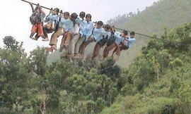 Gian nan đường đến trường