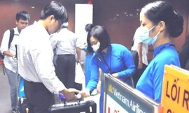 Dừng kiểm tra thẻ hành lý ký gửi để giảm tải sân bay nội địa 