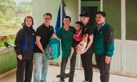 Trường ĐH Văn Lang sẽ xây sửa trường học bị hư hỏng vì bão lũ tại huyện Nam Giang 