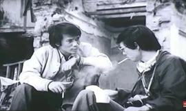 Tất Bình (vai Vũ) và nhà báo Tacano (Đặng Nhật Minh đóng)