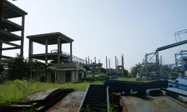 Dù đã đầu tư hàng nghìn tỷ đồng vào giai đoạn 2 Thép Thái Nguyên nhưng đến nay nhà máy không thể hoạt động được Ảnh: Nguyễn Bằng 