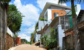 Lối vào Khu du lịch sinh thái “Không gian Xưa” 