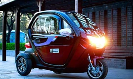 Mẫu ô tô điện 3 bánh của Trung Quốc được rao bán trên mạng xã hội