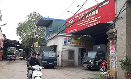 Cty Đức Minh xây dựng trên đất nông nghiệp Ảnh: P.V