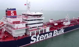Con tàu Stena Impero của Anh bị Iran tịch thu. Ảnh: Stena AB