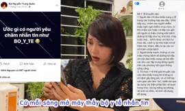 Hiệu ứng tin nhắn của Bộ Y tế được Thái Thùy Linh đưa vào clip Ông bà anh thời Covid-19 