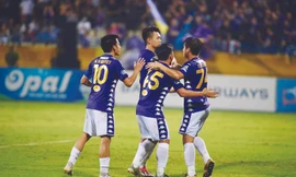 Thắng lợi tại Cúp quốc gia mang lại động lực rất lớn cho các cầu thủ Hà Nội khi trở lại thi đấu tại V-League. Ảnh: NHƯ Ý