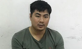 Đối tượng Dương Văn Lộc tại cơ quan điều tra 