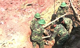 Quảng Trị: Phát hiện quả bom nặng hơn 2 tạ trong trường học