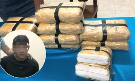 Dùng xe bán tải vận chuyển 60.000 viên ma túy qua biên giới