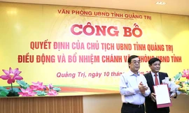 Quảng Trị có tân Chánh Văn phòng UBND tỉnh
