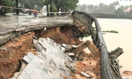 Sạt lở đe dọa nhiều di tích lịch sử nổi tiếng ở Quảng Trị