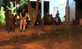 Hiện trường nam thanh niên ngã xuống và tử vong sau khi đi cấp cứu tại Bệnh viện Đa khoa tỉnh Quảng Trị