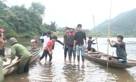 Khu vực sông Ba Lòng-nơi phát hiện thi thể ông Hồ Ta Hơ.