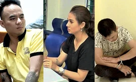 Nguyễn Văn Hoàng, Nguyễn Khoa Vũ Ngân và Đặng Hữu Hùng khi bị bắt