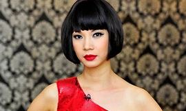 Xuân Lan ấp úng khi bị phỏng vấn bằng tiếng Anh