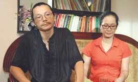 NSƯT Trung Anh vào vai nhà văn gàn và nhiều toan tính Ảnh: Thanh Tú