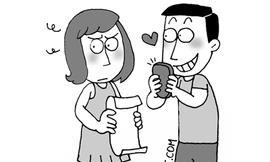 Anh ấy tặng tôi một tập thơ tình