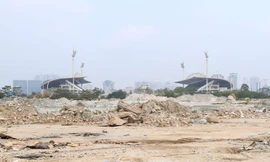 ẢNH: Hà Nội giải phóng mặt bằng, thi công đường đua F1