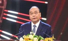 Thủ tướng Chính phủ Nguyễn Xuân Phúc phát biểu tại buổi lễ. Ảnh: Như Ý