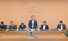 Ông Chử Xuân Dũng phát biểu kết luận cuộc họp